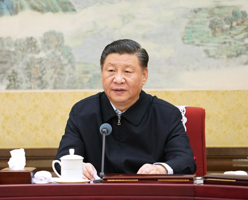 12月26日至27日，中共中央政治局召開“不忘初心、牢記使命”專題民主生活會，中共中央總書記習近平主持會議并發(fā)表重要講話。新華社記者 李學仁 攝